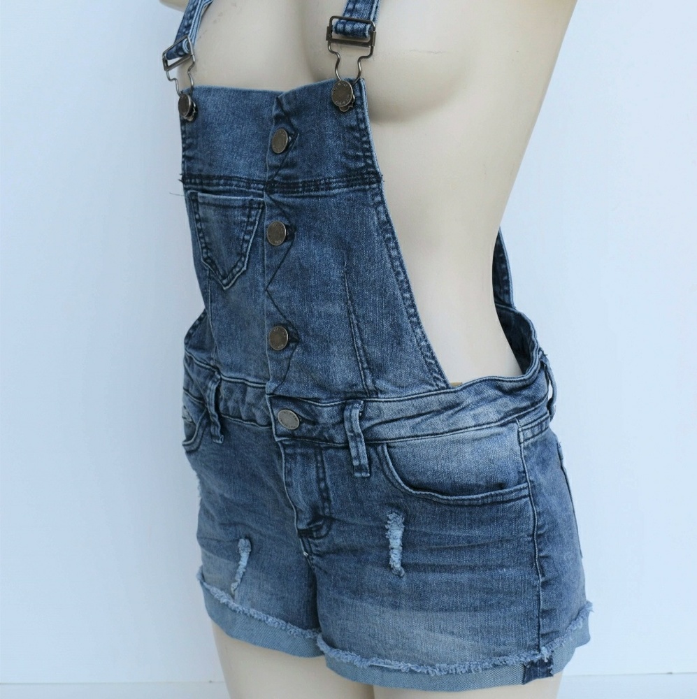YMI Blue Denim Overalls